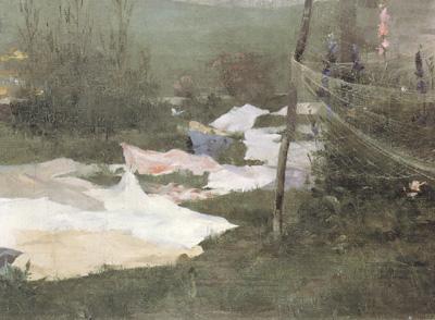 Helene Schjerfbeck Drying Laundry (nn02) china oil painting image